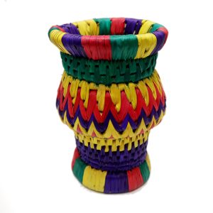 Handwoven Basketry Vase – Rustic Charm for Modern Spaces